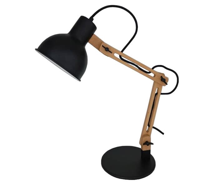 Hot Sale Metal Table Lamp with Wood